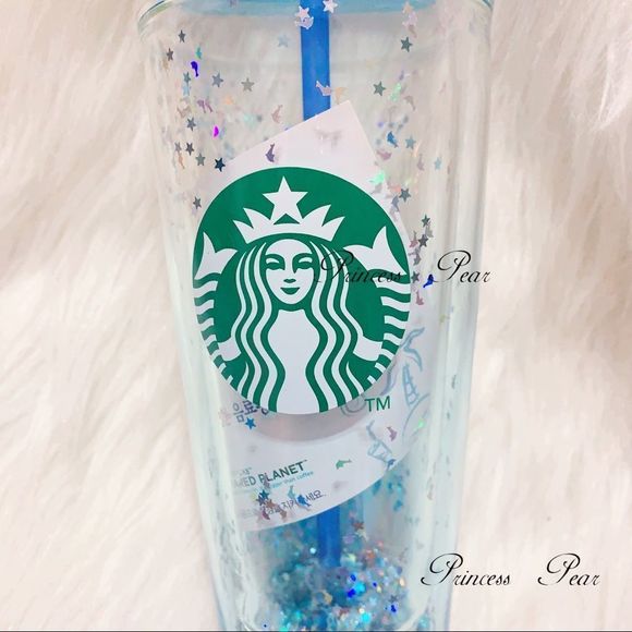 Starbucks Korea Glitter Whale Glass Tumbler - Picture 11 of 13